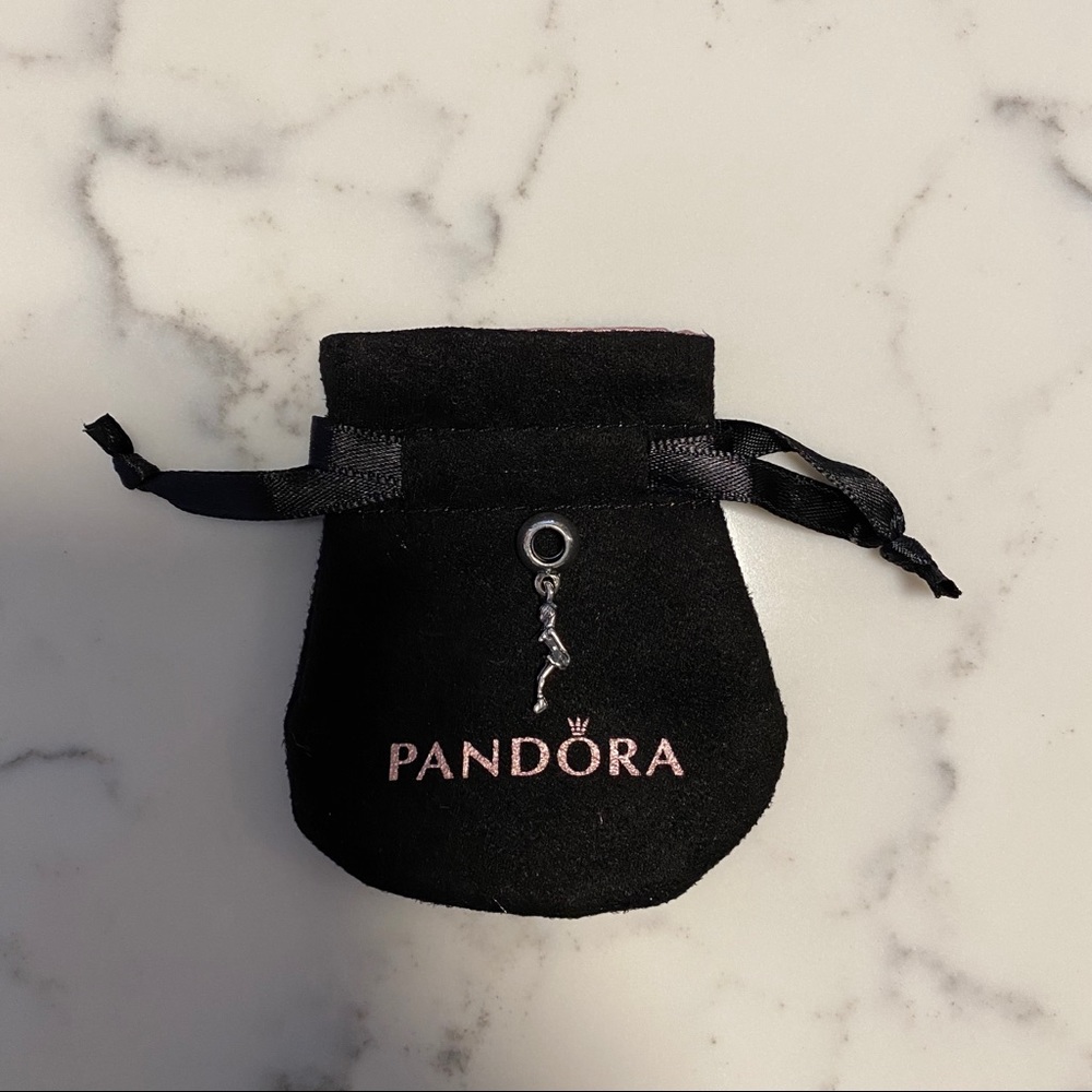 New Pandora Figure Skater Ice Skating Charm Silver